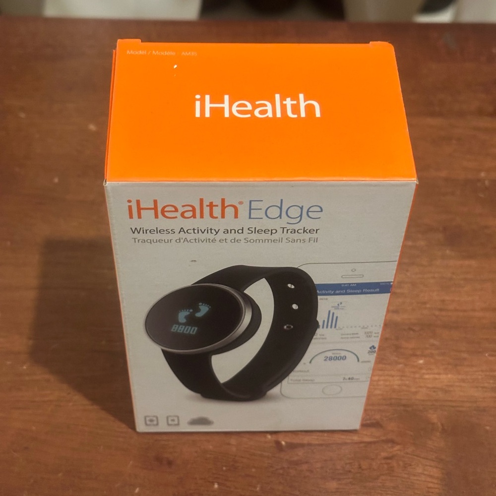 iHealth Edge Wireless Activity and Sleep Tracker- NIB